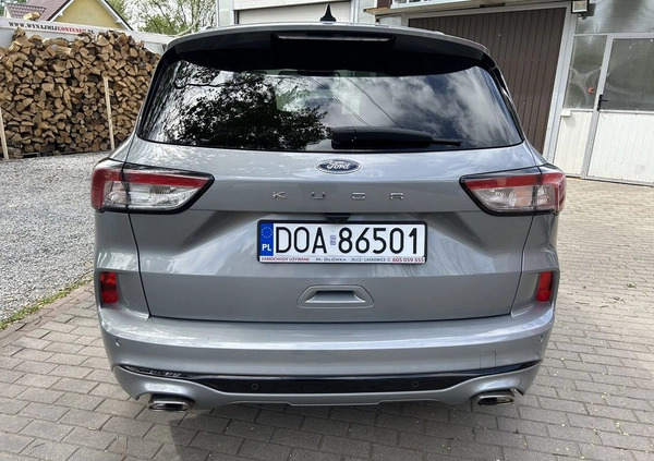 Ford Kuga cena 104550 przebieg: 99000, rok produkcji 2021 z Ścinawa małe 79